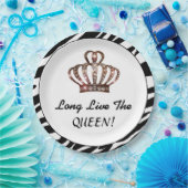 「女王さまをお生きよ！」 ペーパープレート (パーティー)