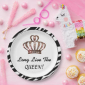 「女王さまをお生きよ！」 ペーパープレート (パーティー)