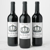 「女王さまをお願い」 ワインラベル (ボトル)