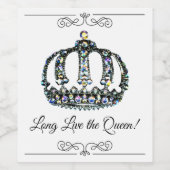 「女王さまをお願い」 ワインラベル (シングルラベル)