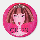 「女王さま」 マグネット (正面)