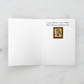 「女王さま、一日中！」 母の日のカード カード (内部)