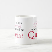 女王である コーヒーマグカップ (中央)