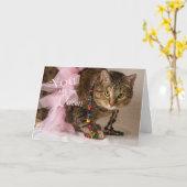 女王です カード (黄色い花)