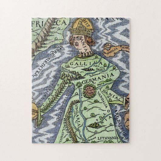 女王としてヨーロッパ、1588年 ジグソーパズル (縦)