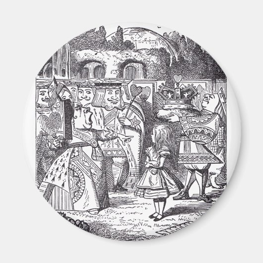 女王とアリス マグネット (正面)