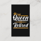 女王に女恩退職した人がおもしろいいる 名刺 (正面)