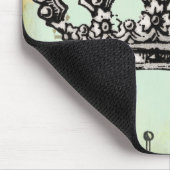 女王のために合う王室のな王冠 マウスパッド (コーナー)