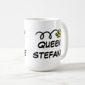 女王のための大きい特大王のサイズのコーヒー・マグ コーヒーマグカップ (正面右)