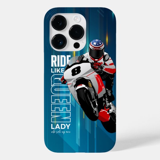 女王のようにライドせよ | Case-Mate iPhoneケース (裏面)