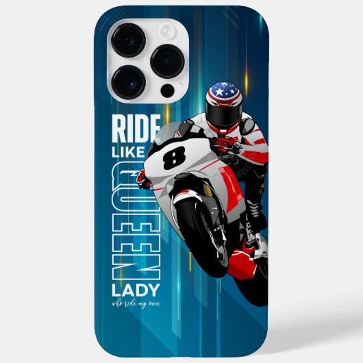 女王のようにライドせよ | Case-Mate iPhoneケース (裏面)
