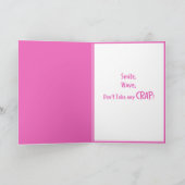 女王のように振る舞う カード (内部)