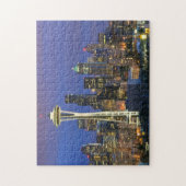 女王のアンケリー公園から見られるシアトル ジグソーパズル (縦)