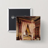 女王のオルタンス・ド・ボアルネ寝室 缶バッジ (正面&裏面)