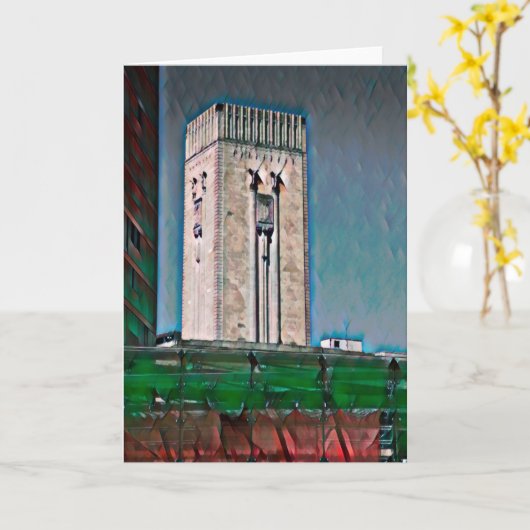 女王のトンネル通風路 カード (黄色い花)