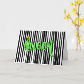 女王のバースデー・カード(標準サイズ) カード (黄色い花)