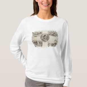 女王のビクトリア攻撃のイラストレーション Tシャツ