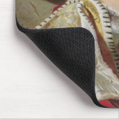 女王のビクトリア(1819-1901年) 1859年ポートレート(油o マウスパッド (コーナー)