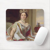 女王のビクトリア(1819-1901年) 1859年ポートレート(油o マウスパッド (マウス)