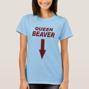 女王のビーバー Tシャツ