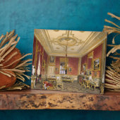 女王のプライベートな居間、ウィンザー城。 フォトプラーク (側面)