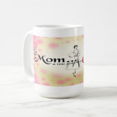 女王のマグの上のお母さんのタイトルちょうど コーヒーマグカップ (正面左)