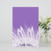 女王のレースIIのモノグラムの文房具 便箋 (スタンド正面)