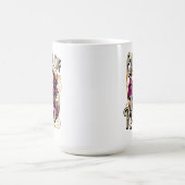 女王のロデオピンク、女性のカーボーイギフト、女の子ボス コーヒーマグカップ (中央)