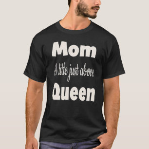 女王の上にタイトルを付ける Tシャツ