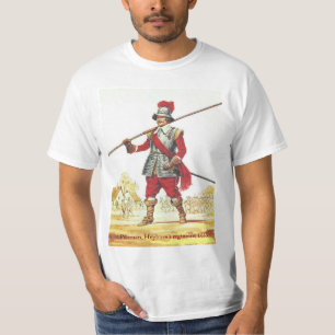 女王の兵士、PikemanのHepburnの連隊 Tシャツ