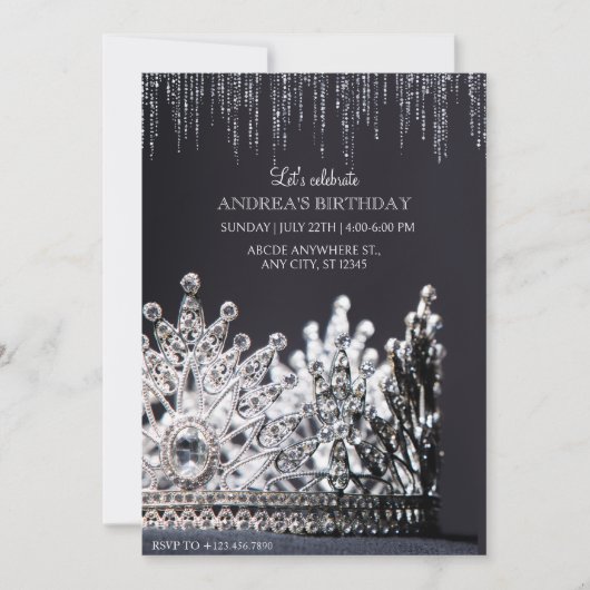 女王の冠 招待状 (正面)