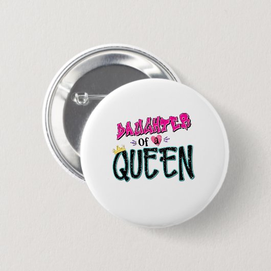 女王の娘 缶バッジ (正面&裏面)