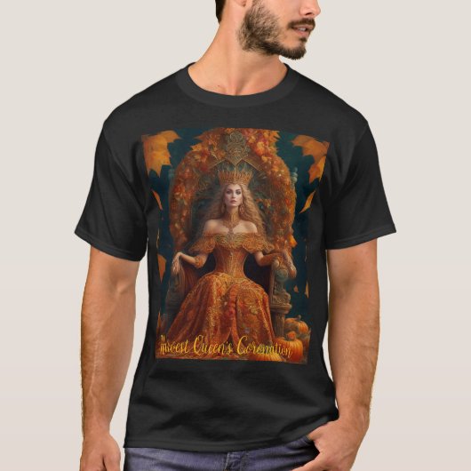 女王の戴冠式を収穫する Tシャツ (正面)