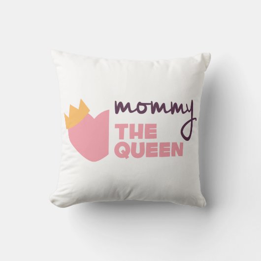 女王の母の日の愛らしいママ |装飾用クッション クッション (正面)