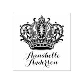 女王の王冠の個人用設定 ラバースタンプ (インプリント)