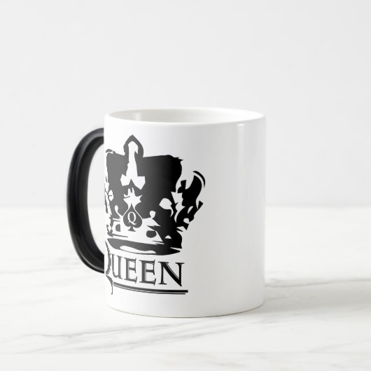 女王の王冠色の変更のマグ モーフィングマグカップ (正面左)