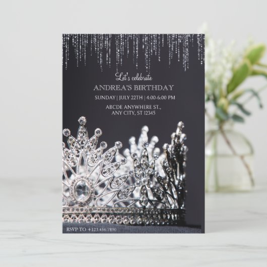 女王の王冠 招待状 (スタンド正面)