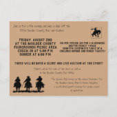 女王の球の招待 インビテーションポストカード (裏面)