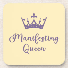 女王の紫色の文字を表示 コースター