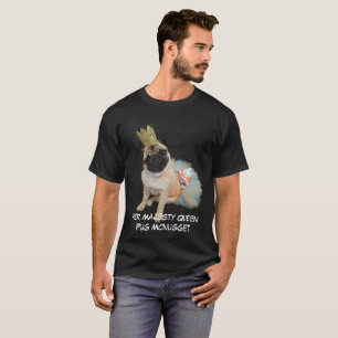 女王の芽パグMcnugget Tシャツ