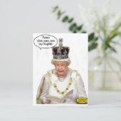 女王の英語ではない ポストカード (スタンド正面)