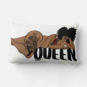 女王の装飾用クッション ランバークッション (裏面)