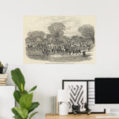 女王の鹿の猟犬：会う、アイレスベリー ポスター (ホームオフィス)