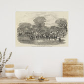 女王の鹿の猟犬：会う、アイレスベリー ポスター (キッチン)