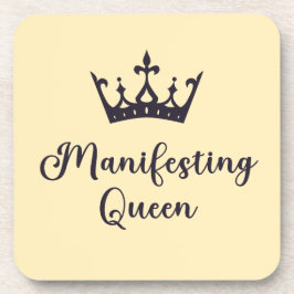 女王の黒い文字を現す コースター