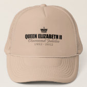 女王の60周年記念の記念品の帽子 キャップ (正面)
