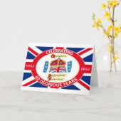 女王の60周年記念 カード (黄色い花)