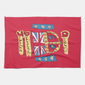 女王の60周年記念 キッチンタオル (横)