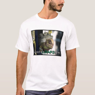 女王のeLIZARDbeth - ReptilianのTシャツ Tシャツ