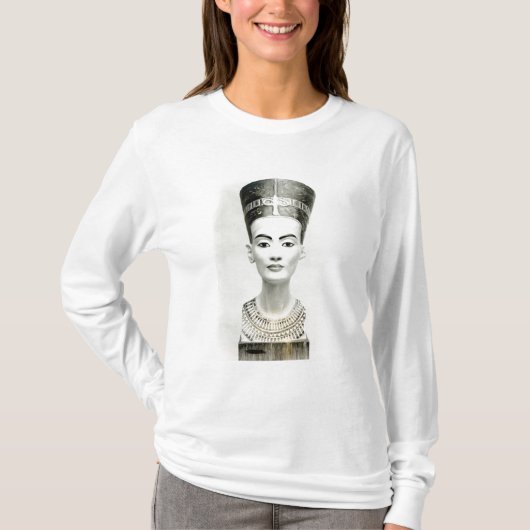 女王のNefertitiバスト Tシャツ (正面)